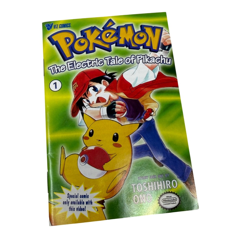 Vintage 1998 Pokemon The Electric Tale of Pikachu #1 Mini Comic Nintendo